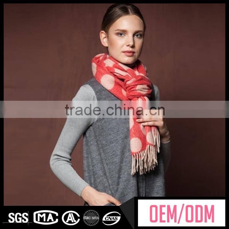 Hot selling twill scarf, new fashion designed scarf, pure color wool scarf for lady