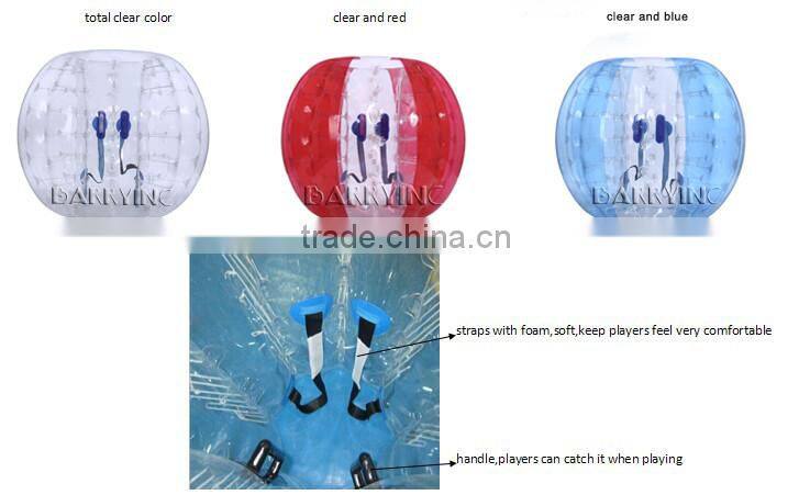 2016 blue inflatable ball person inside,inflatable human bubble ball