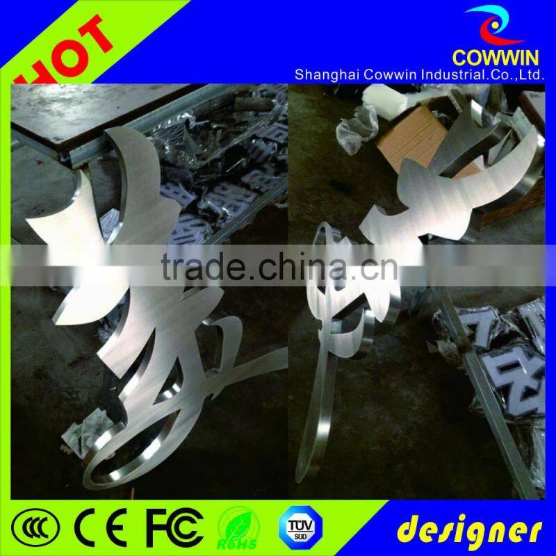 Lighted alphabet metal store front led sign letters