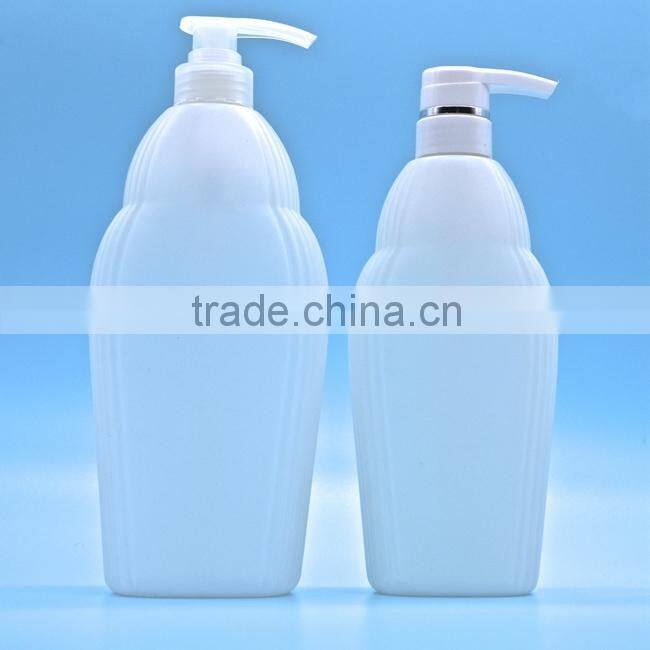 750ml 1L cosmetic packaging pe bottle for shampoo