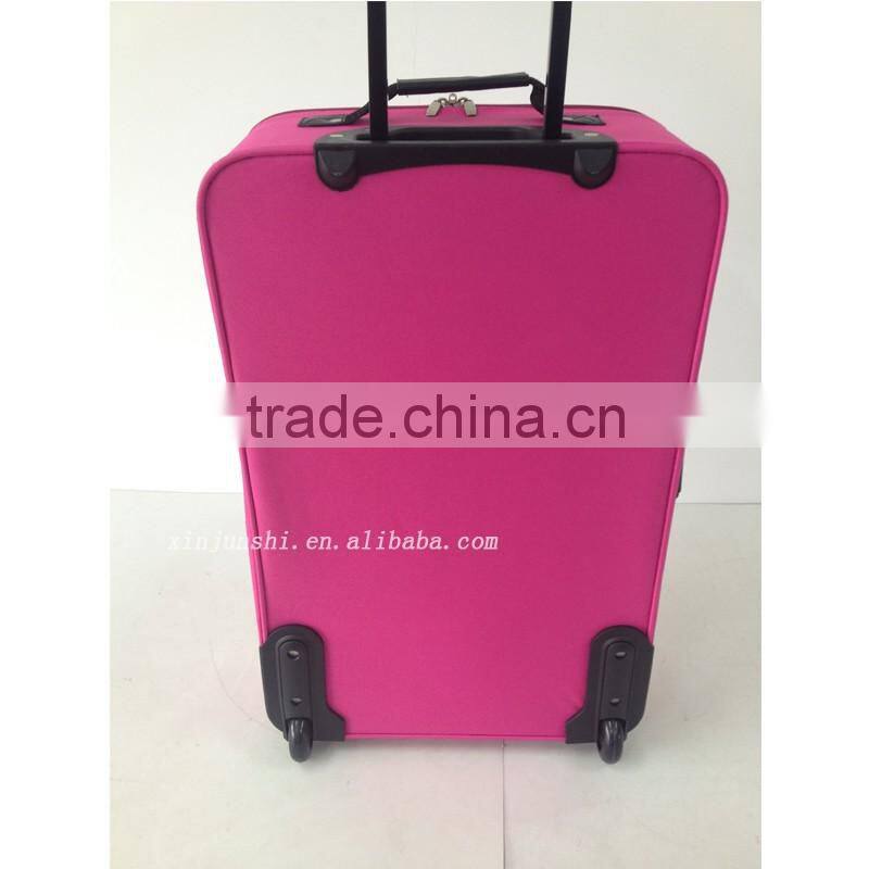 2016 soft trolley luggage with universal wheels