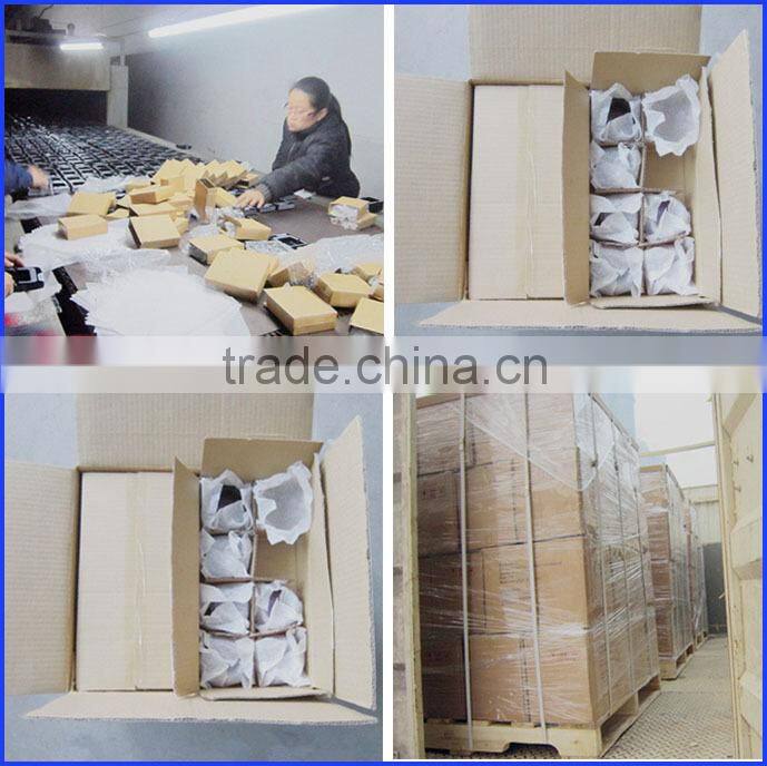 Machine Pressed Eiffel Tower Design Glass Crystal Jars For Candy