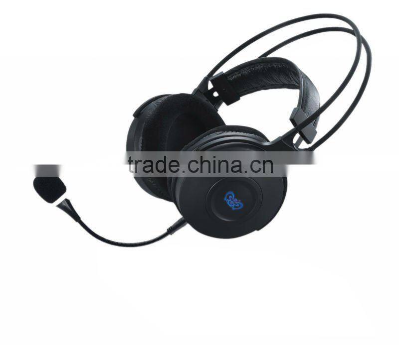 PC headphone 5.1 channel surround sound,vibration headset