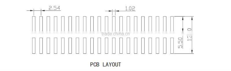 Pitch 2.54mm SMT Box header pitch 2.54mm
