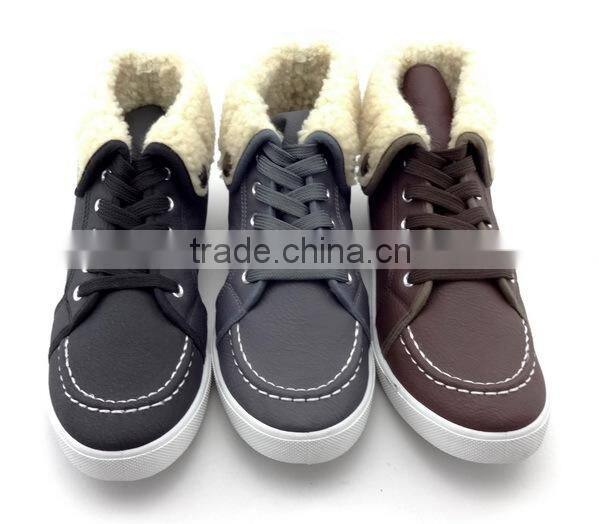 high ankle leather shoes for men