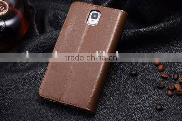 High quality factory direct selling for samsung note 3 leather stand case
