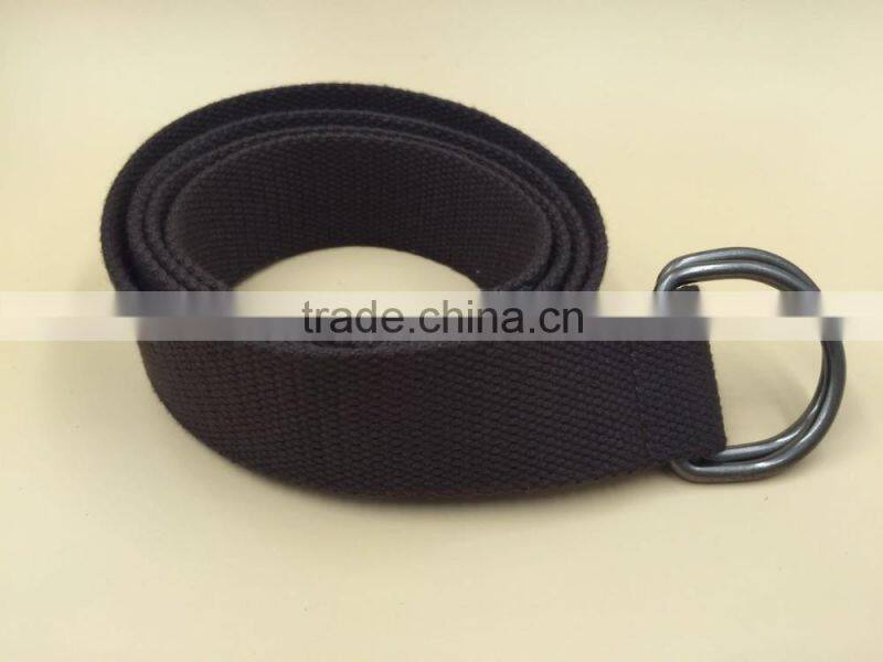 38mm Double D-Ring Buckle Webbing Fabric/Canvas Belt for men