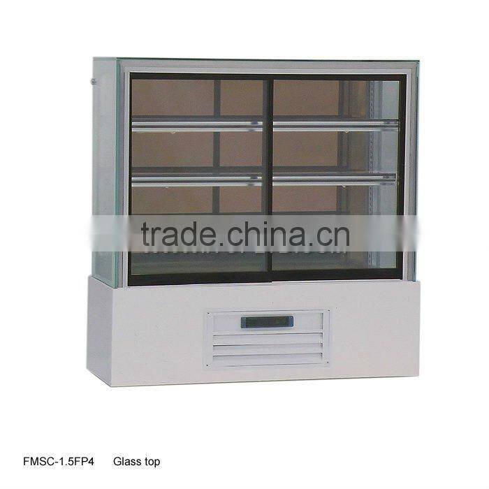 clear and bright Front opening Marble showcase