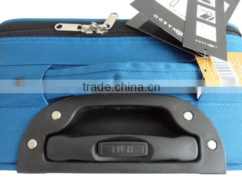 2014 china factory cheap good quality 600D polyester EVA upright wheeled 20'' cabin size carry on travel luggage with trolley