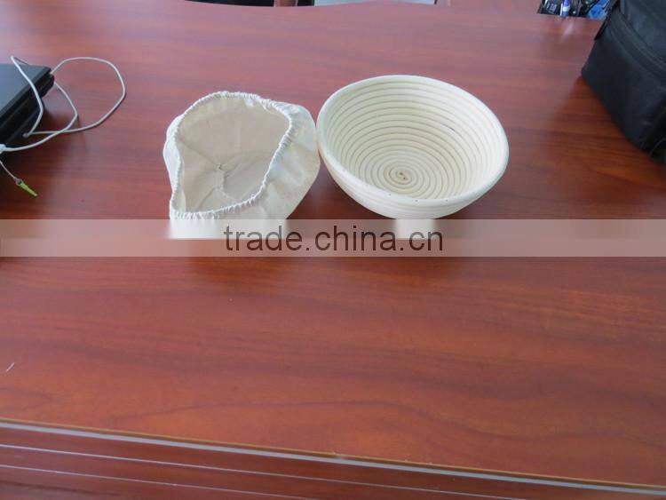 Rattan bread proofing banneton basket with liner