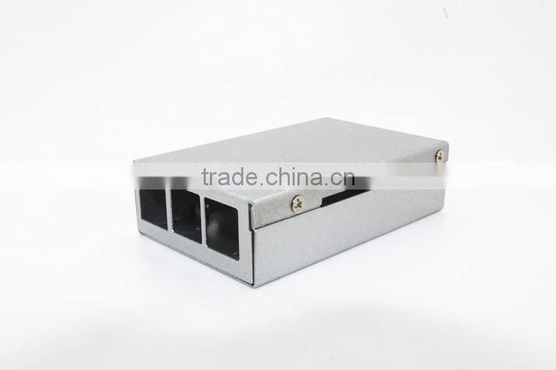 High quatity Colorful Aluminium case raspberry pi 2 and B+ metal case box (Case with fan available) for raspberry pi