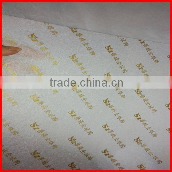 Fashionable Logo Printed Transparency Wrapping Paper Wholesale