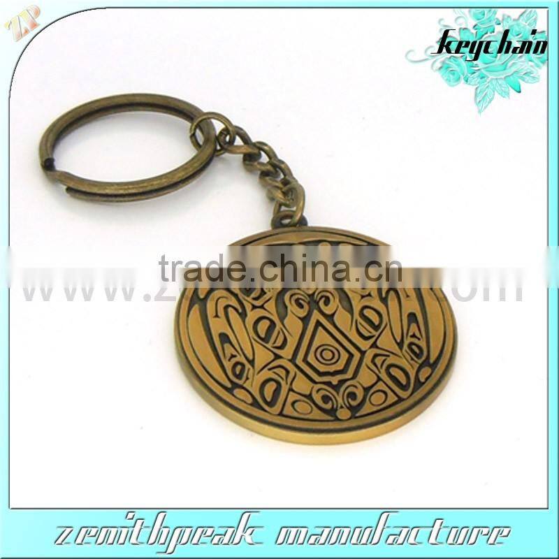 Promotional metal bone keychain/bone keyring/bone key holder