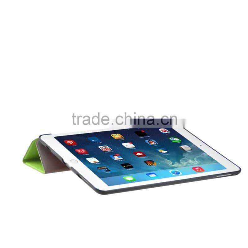Cheap price shenzhen factory colorful slim magnet leather folders for iPad pro