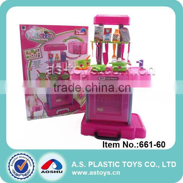 Play At Home fashion new funny toy kitchen storage for girl