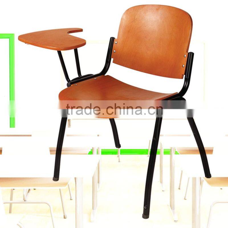 single student chair with writing board chairs for college students office chair wooden writing pad classical office furniture