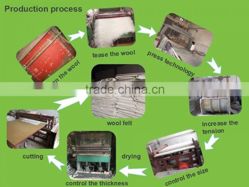 Wool Blend Felt Squares (22cm) - 10 Piece Pack - MIXED BUNDLES (Neutrals)