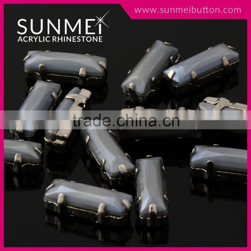 High Quality Flat Back Acrylic Rhinestone with Claws