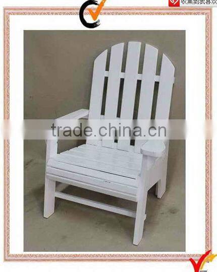 Back Arm Design Handmade French Durable White Wood Chair