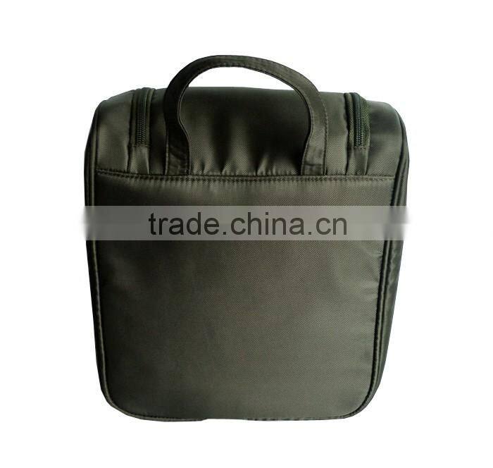 2016 latest USA style polyester low moq custom travel wash bag toiletry bag for Men