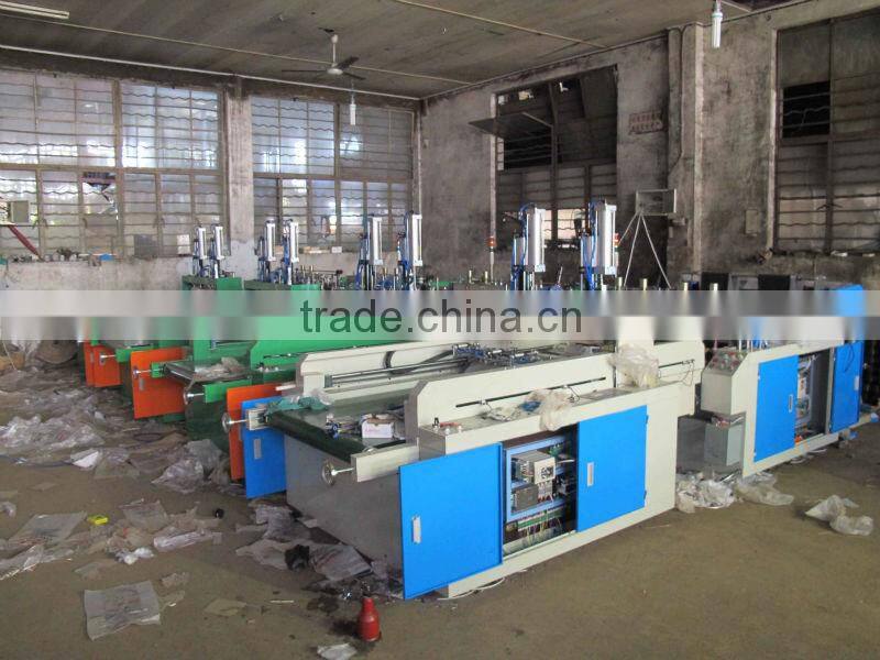 300-400 pcs/min plastic bag heat sealing machine