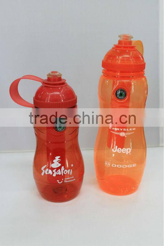 Insulated plastic ice cup with curve straw, drinking juice ice cup
