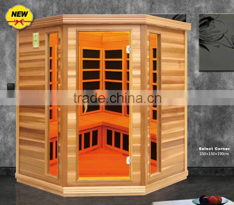 Best selling Prefect Making Low EMF Carbon Infrared Steam Healthy Sauna (CE/RoHS)