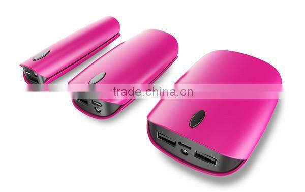 Guoguo high quality factory price colorful Hand crank portable 2000mAh power bank for xiaomi