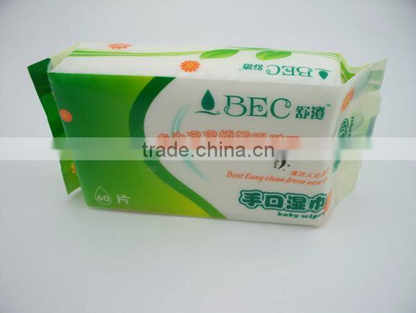 Hotsell baby product alcohol free baby cleaning wet tissue