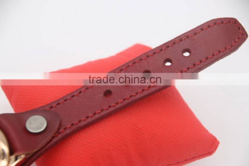 2016 low price high quality vintage genuine leather watch for men wristwatches