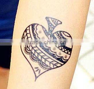spade tatoo sticker