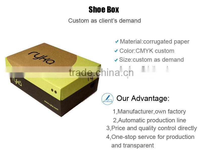 Custom Black White Cardboard Shoe Care Box Lid And Tray Design