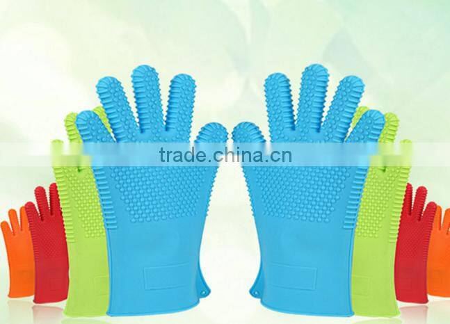 2016 Selling Hotest Heat Insulating Fda Silicone Oven Gloves