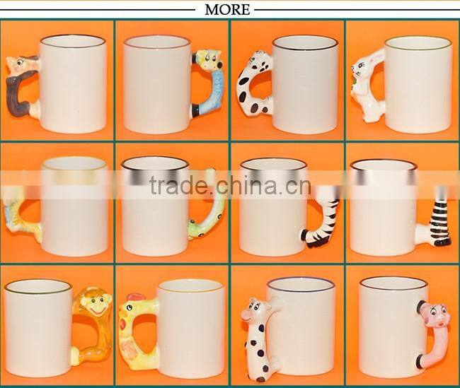 Sunmeta MKB ceramic animal mug best sublimation china
