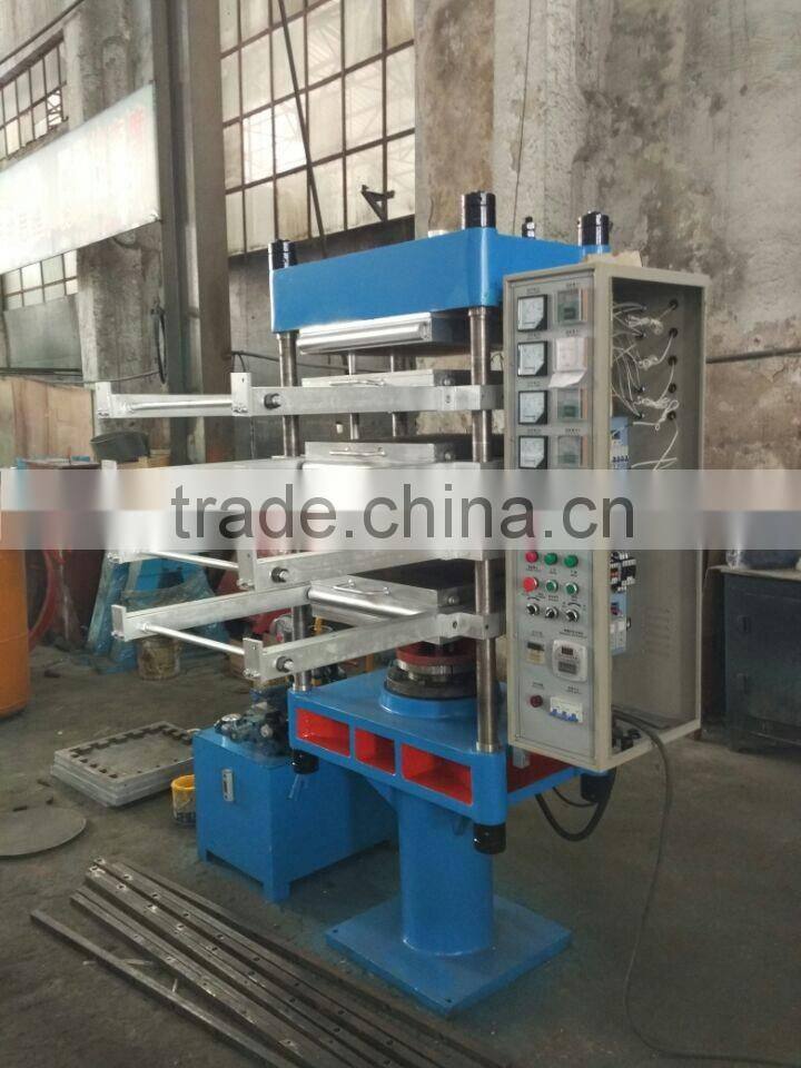 Color Rubber Floor Tile Making Vulcanizing Press Machine