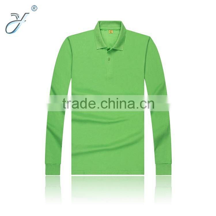Men's Long Sleeve Undershirt Polo Collar Long Sleeve Shirt