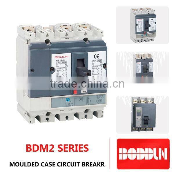 BDM2 4P 160A circuit breaker mccb