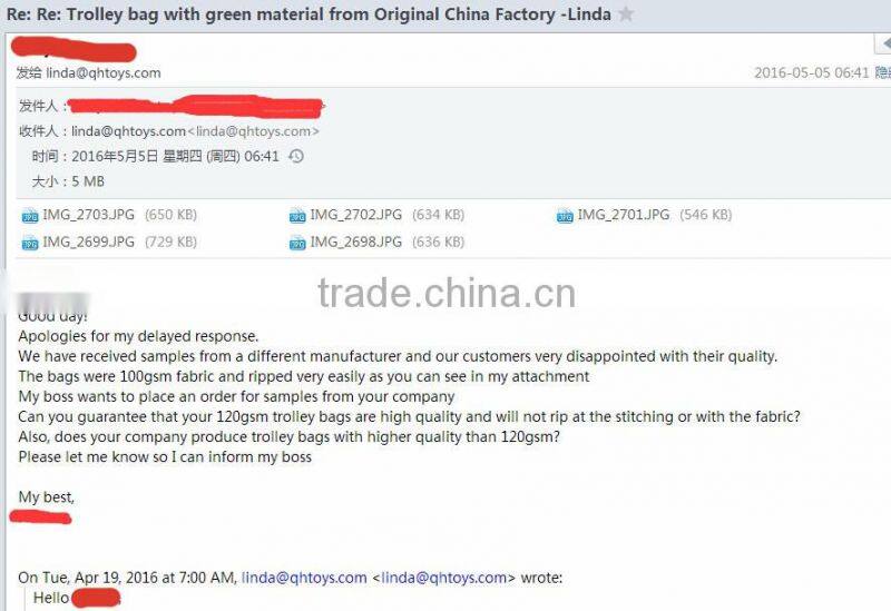 Shenzhen Factory Foldable Grocery Bag Reusable Shopping Bags Shopping Trolley Cart Bags