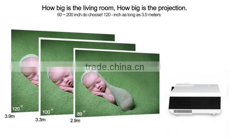 2016 Hot Sale! HD 1080p projector built in Android 4.4 OS and Dual Band 2.4G/5G Wi-Fi