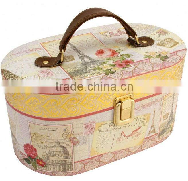 Hot Quality Customized Made paper suitcase wholesale (ZD2014-M002)