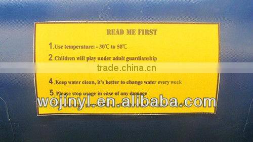 Hot water inflatable big pool