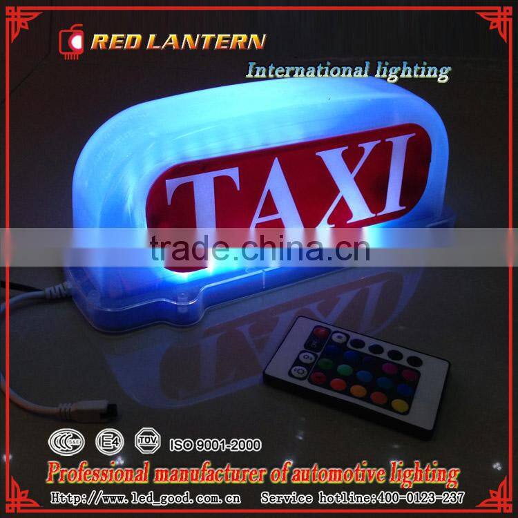 The taxi lights LED advertising