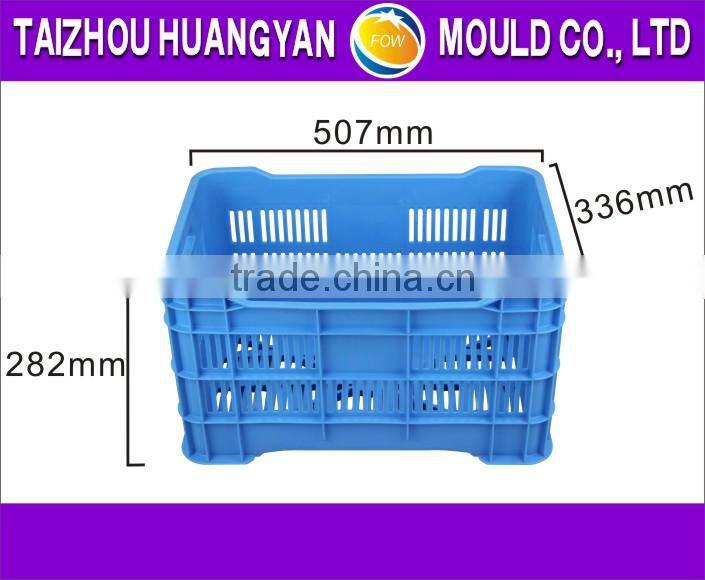 OEM custom plastic crate mould for fruit