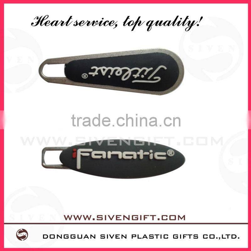 OEM Design rubber Zipper Puller