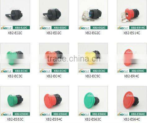 40mm mushroom key switch plastic actuator cap XB2-ES14C
