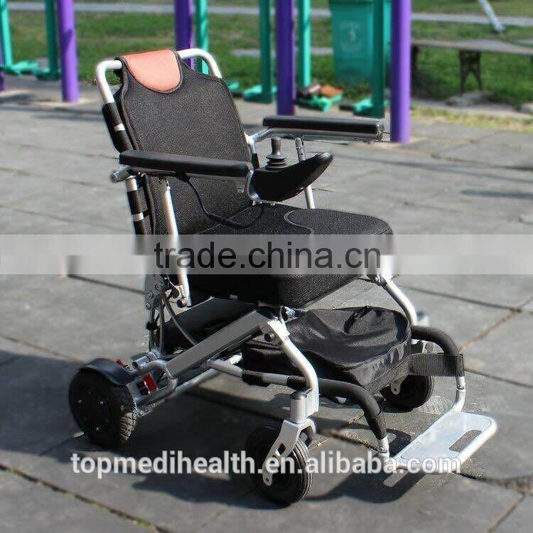 Cheap price handicapped foldable electric wheelchair