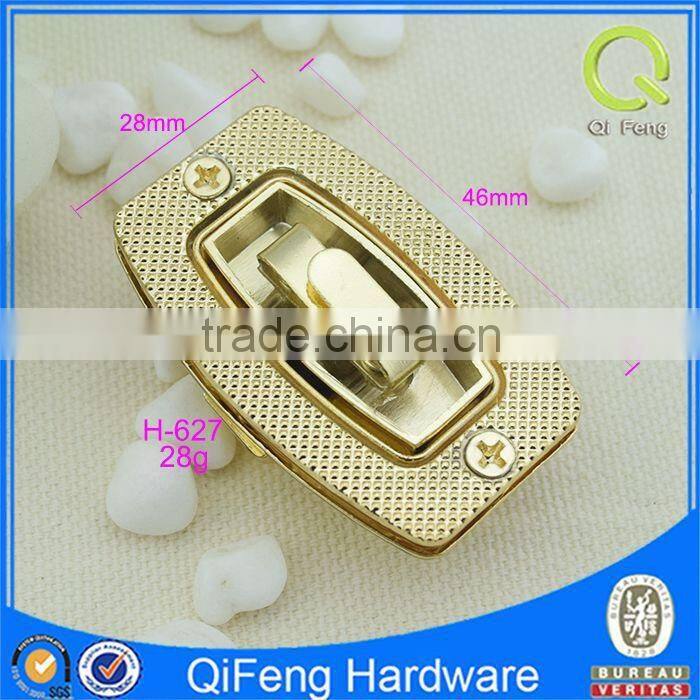 H-627 handbag hardware lock turn lock bags accessories metal ornament