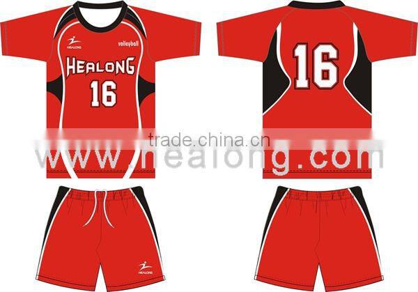 40% Cotton 60% Polyester OEM Sublimated Volleyball Clothing