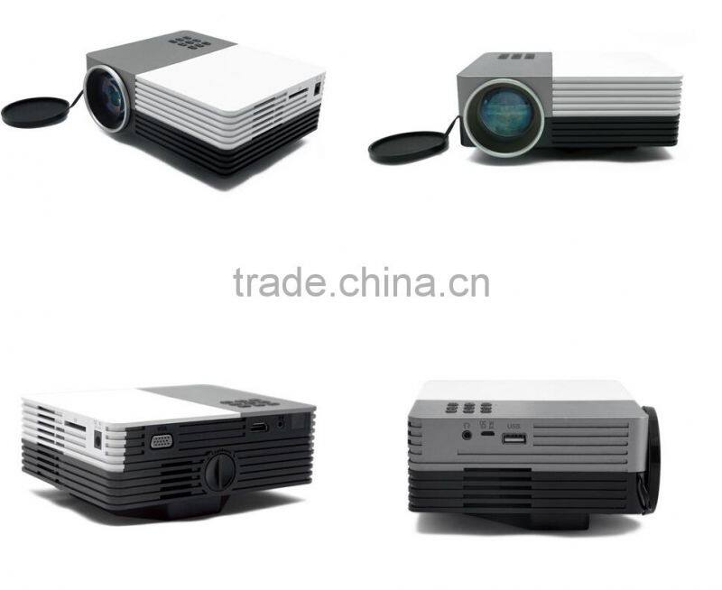 Portable power bank support 1080p led projector moble phone hdmi usb vga sd slot hd cinema mini projector