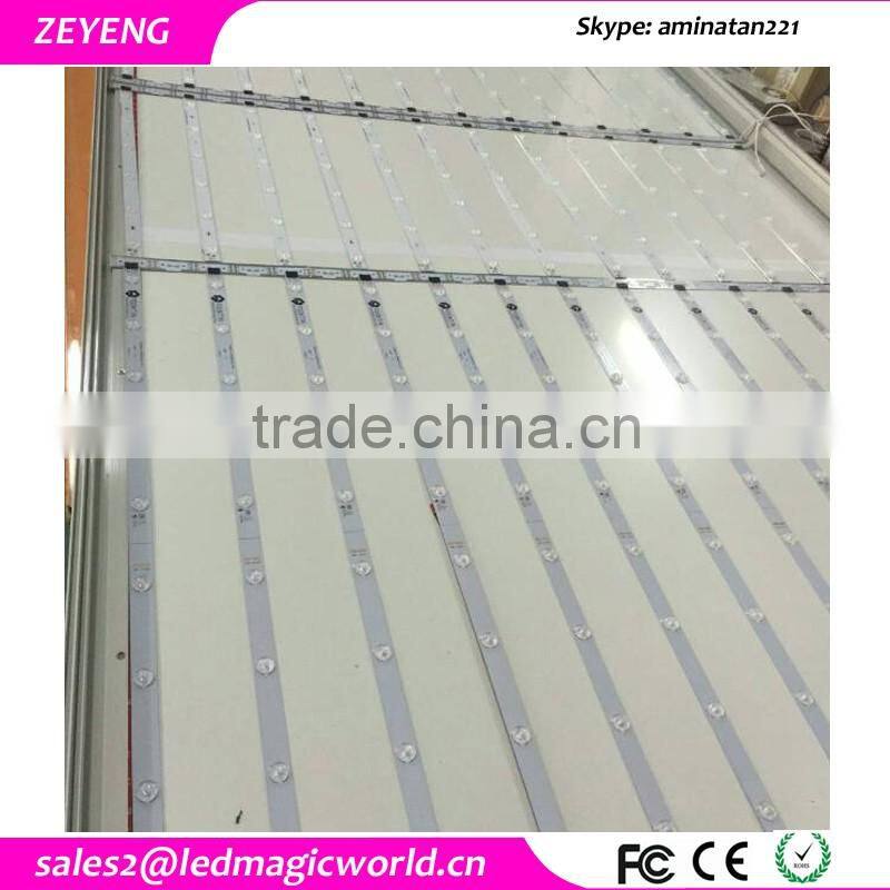 Branded clothing shops advertising lighted billboard Fashionable aluminum frame sign